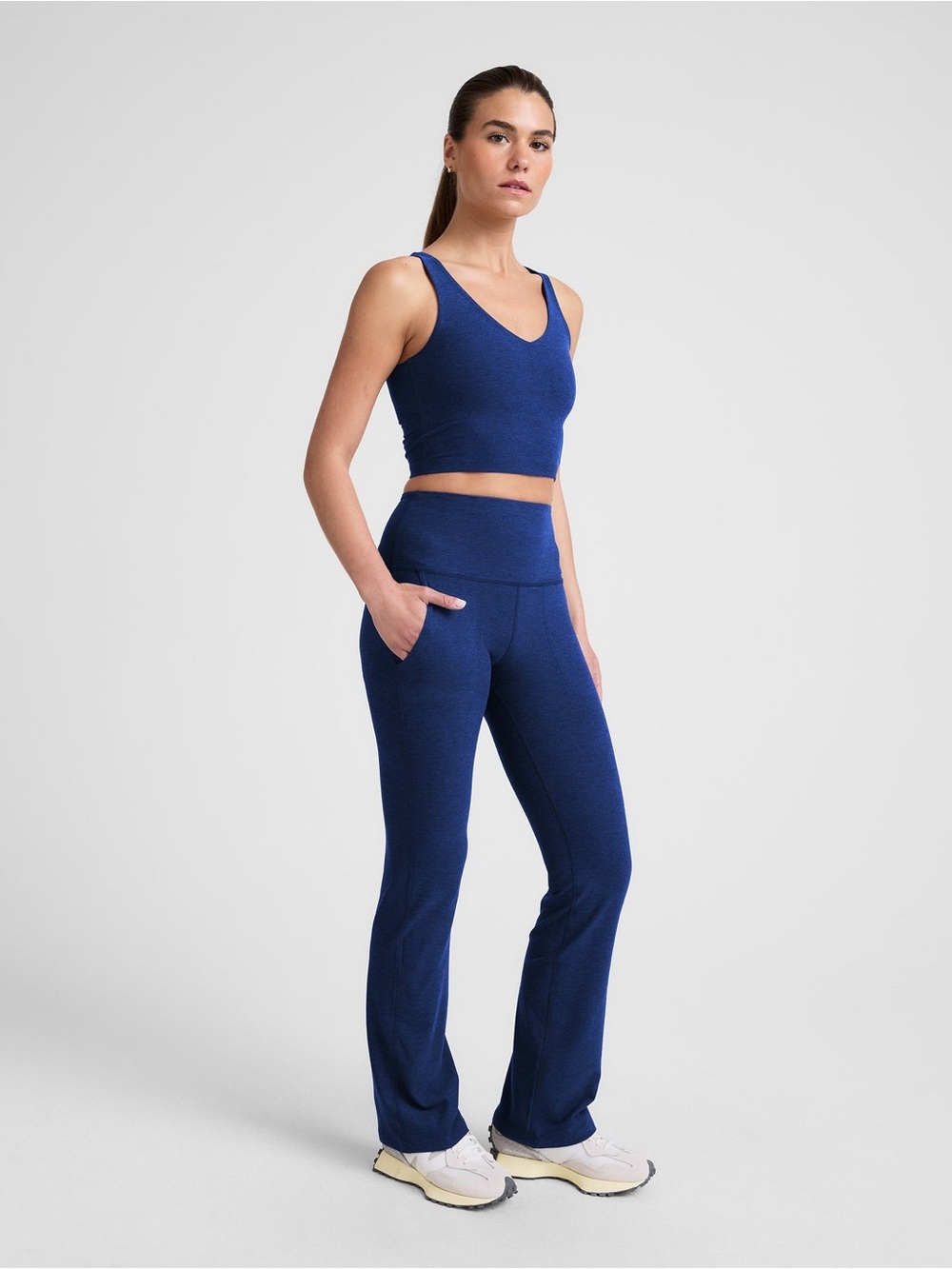 Beyond Yoga Spacedye Practice Pocket Bootcut Pants M
